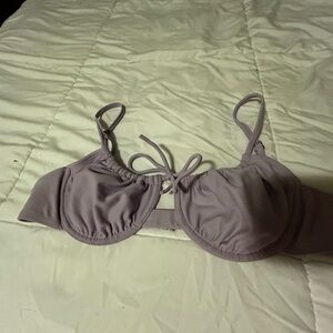 Purple bikini top
